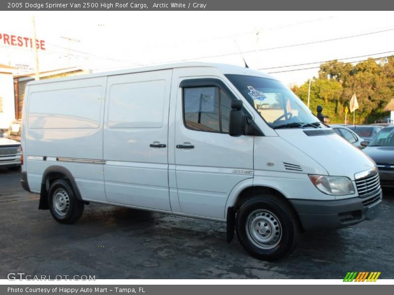 Arctic White / Gray 2005 Dodge Sprinter Van 2500 High Roof Cargo