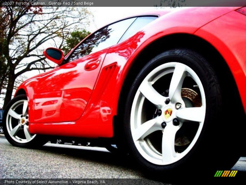 Guards Red / Sand Beige 2007 Porsche Cayman