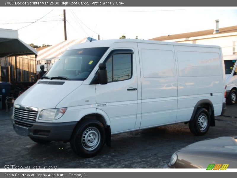 Arctic White / Gray 2005 Dodge Sprinter Van 2500 High Roof Cargo