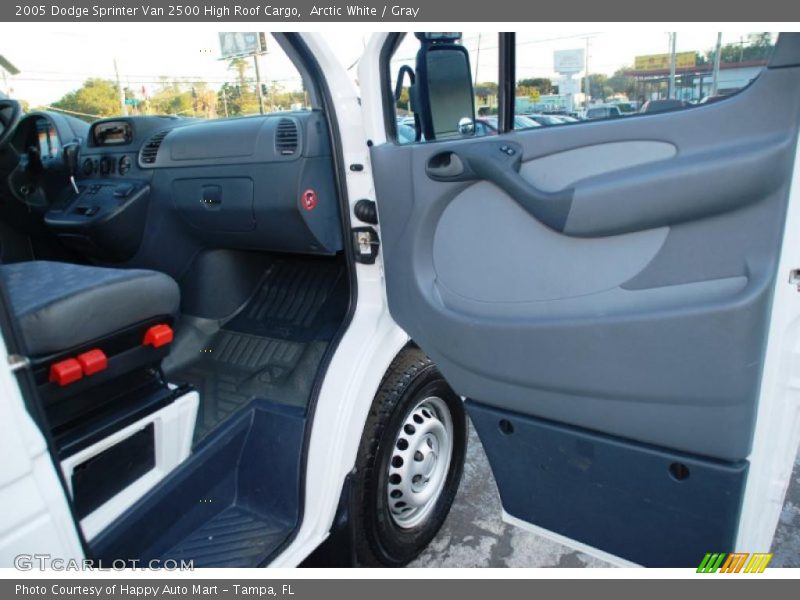 Arctic White / Gray 2005 Dodge Sprinter Van 2500 High Roof Cargo