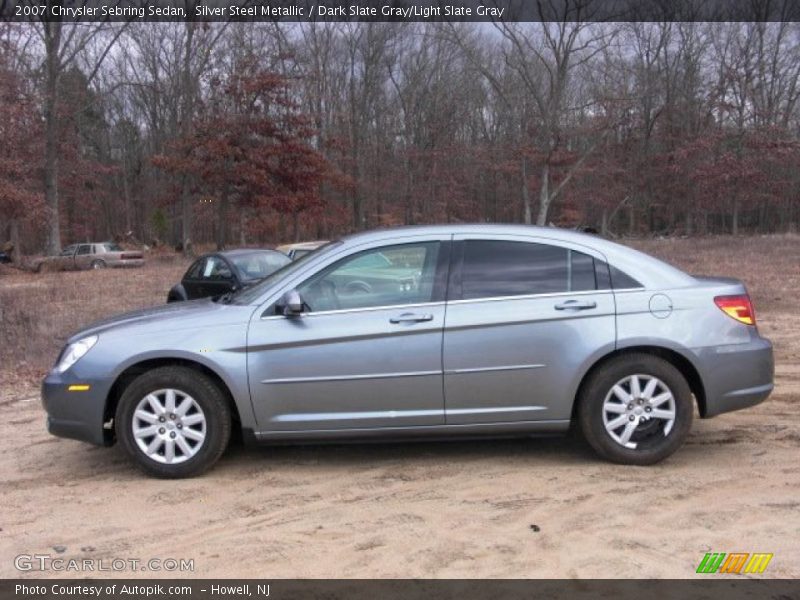 Silver Steel Metallic / Dark Slate Gray/Light Slate Gray 2007 Chrysler Sebring Sedan