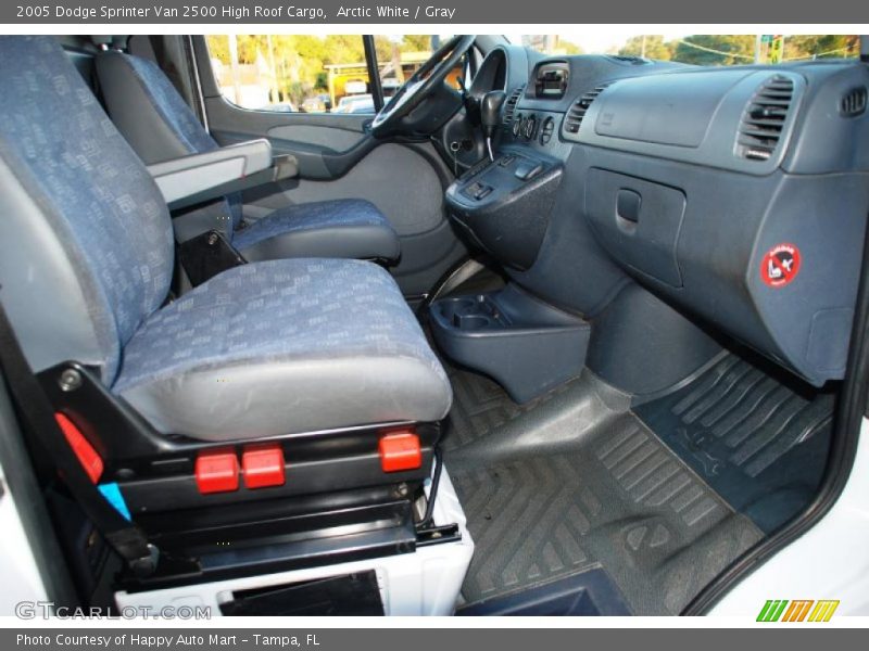 Arctic White / Gray 2005 Dodge Sprinter Van 2500 High Roof Cargo