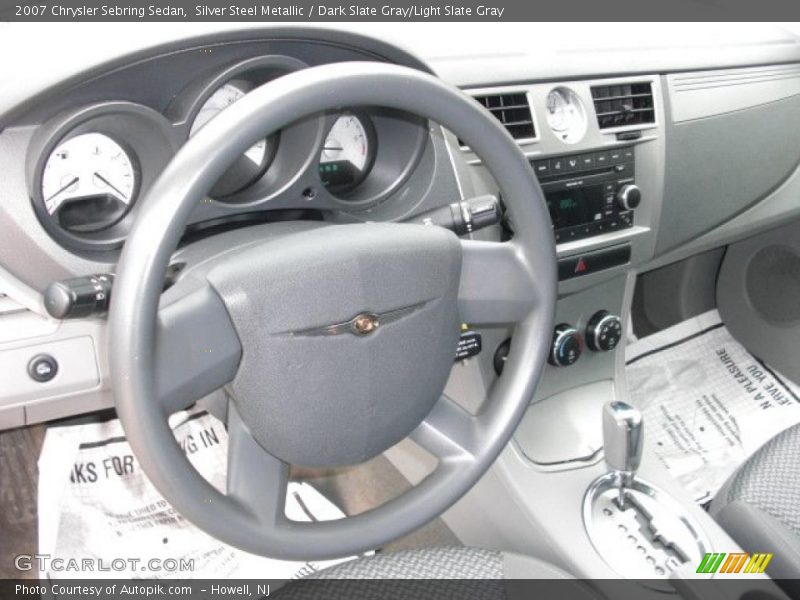 Silver Steel Metallic / Dark Slate Gray/Light Slate Gray 2007 Chrysler Sebring Sedan