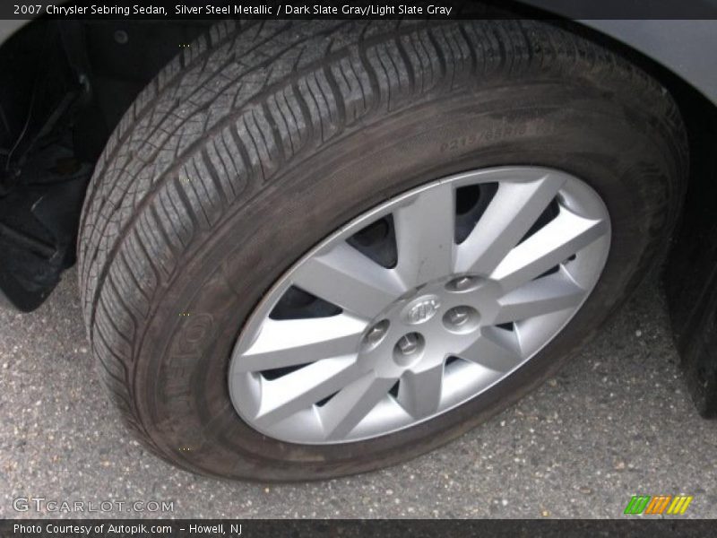 Silver Steel Metallic / Dark Slate Gray/Light Slate Gray 2007 Chrysler Sebring Sedan
