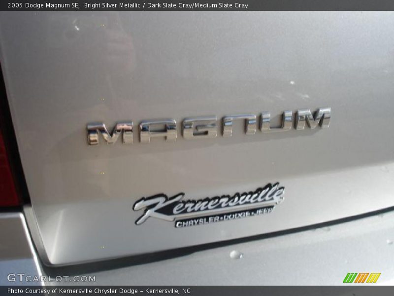 Bright Silver Metallic / Dark Slate Gray/Medium Slate Gray 2005 Dodge Magnum SE