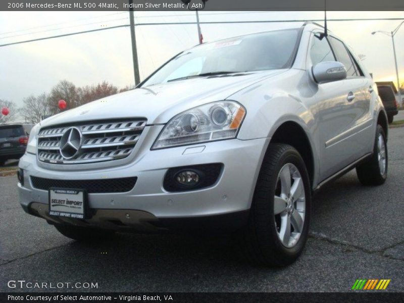 Iridium Silver Metallic / Ash 2006 Mercedes-Benz ML 500 4Matic