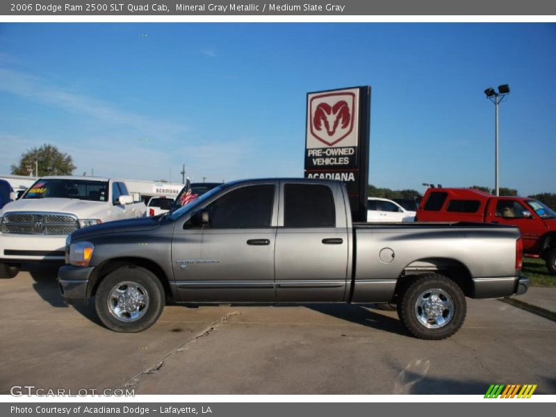 Mineral Gray Metallic / Medium Slate Gray 2006 Dodge Ram 2500 SLT Quad Cab