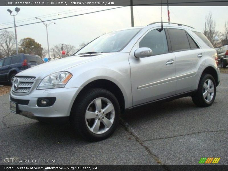 Iridium Silver Metallic / Ash 2006 Mercedes-Benz ML 500 4Matic