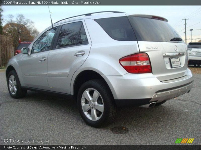 Iridium Silver Metallic / Ash 2006 Mercedes-Benz ML 500 4Matic