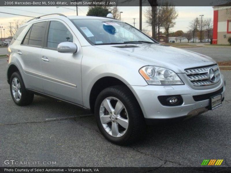 Iridium Silver Metallic / Ash 2006 Mercedes-Benz ML 500 4Matic