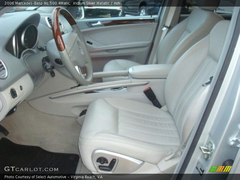 Iridium Silver Metallic / Ash 2006 Mercedes-Benz ML 500 4Matic