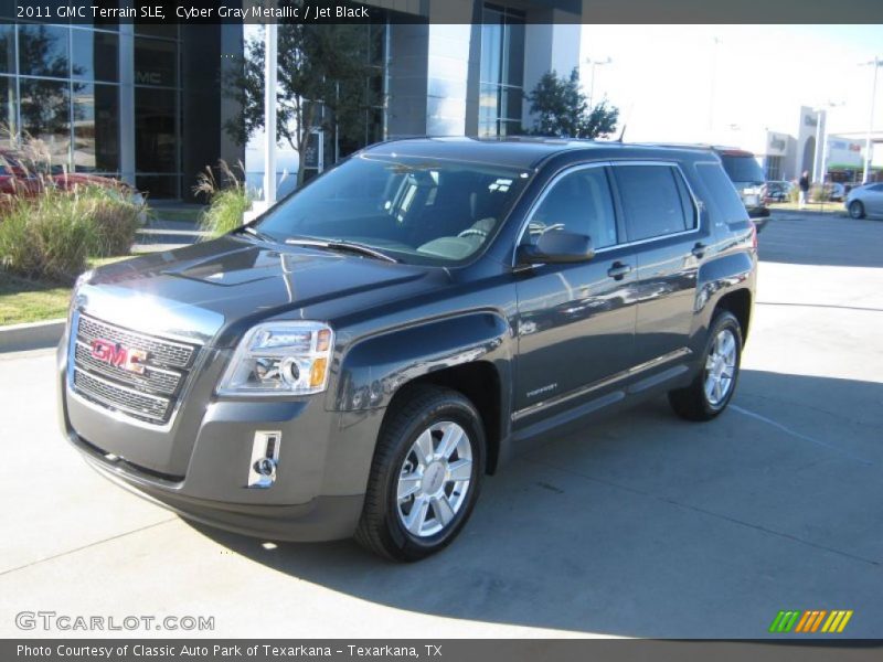 Cyber Gray Metallic / Jet Black 2011 GMC Terrain SLE