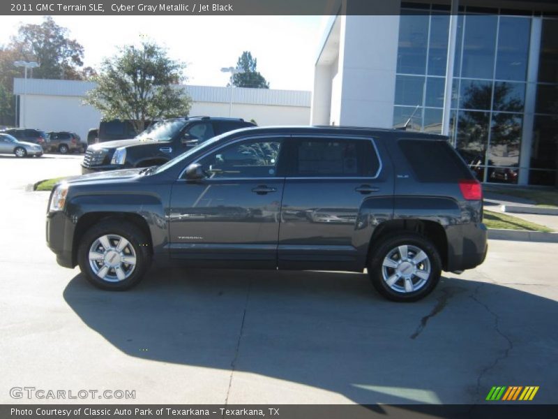 Cyber Gray Metallic / Jet Black 2011 GMC Terrain SLE
