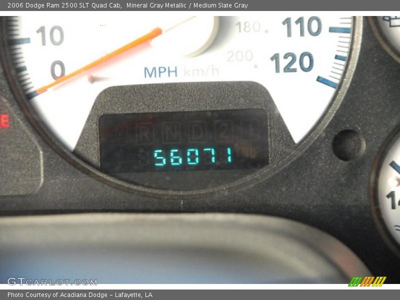 Mineral Gray Metallic / Medium Slate Gray 2006 Dodge Ram 2500 SLT Quad Cab