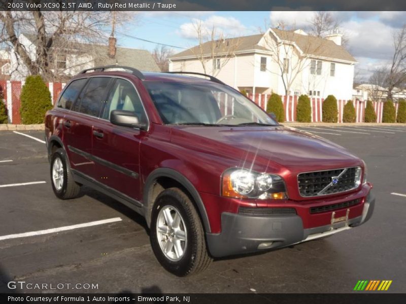 Ruby Red Metallic / Taupe 2003 Volvo XC90 2.5T AWD