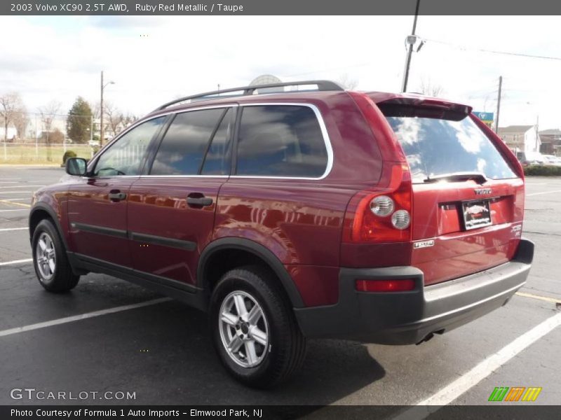 Ruby Red Metallic / Taupe 2003 Volvo XC90 2.5T AWD