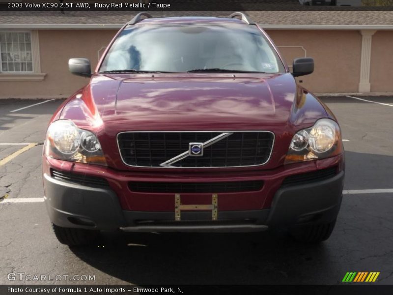 Ruby Red Metallic / Taupe 2003 Volvo XC90 2.5T AWD