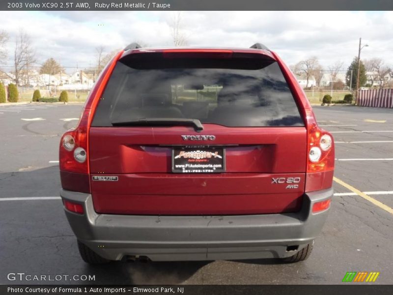 Ruby Red Metallic / Taupe 2003 Volvo XC90 2.5T AWD