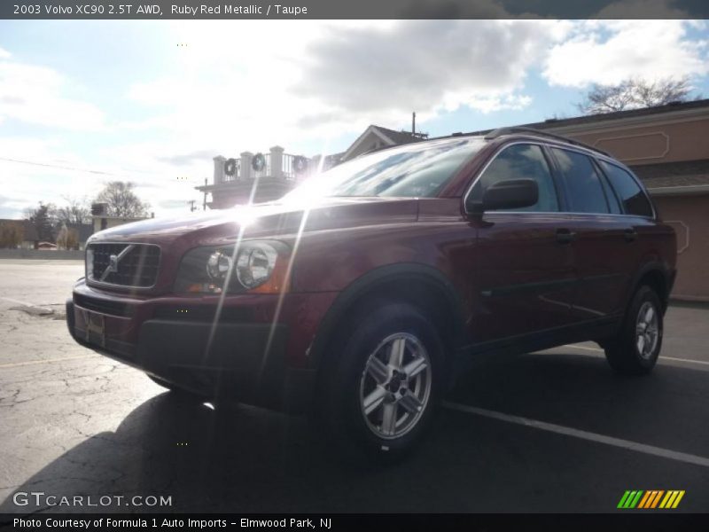 Ruby Red Metallic / Taupe 2003 Volvo XC90 2.5T AWD