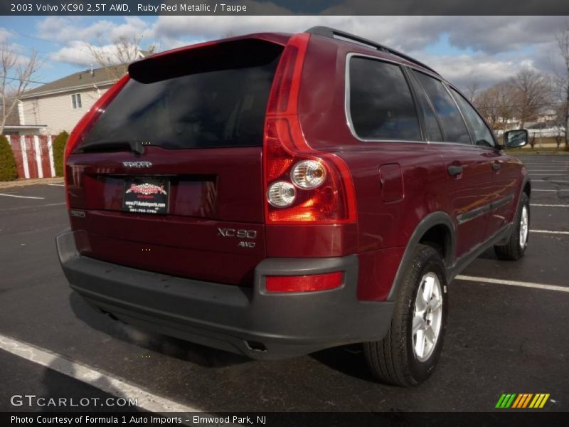 Ruby Red Metallic / Taupe 2003 Volvo XC90 2.5T AWD