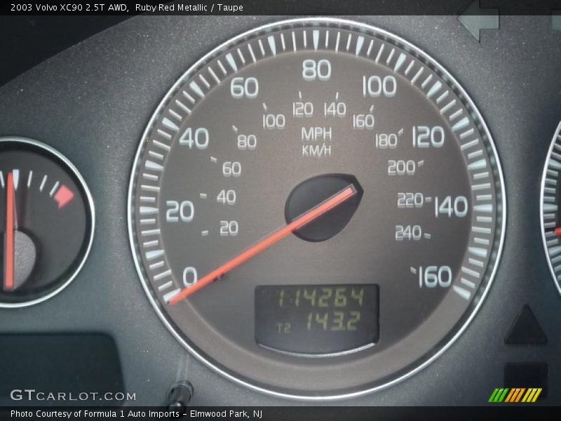 Ruby Red Metallic / Taupe 2003 Volvo XC90 2.5T AWD