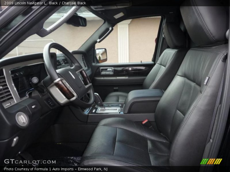  2009 Navigator L Charcoal Black Interior