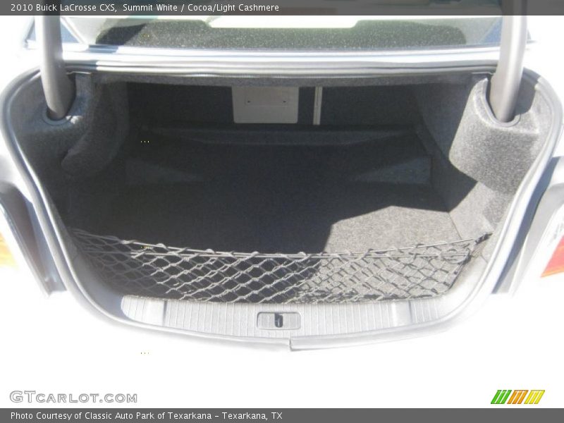 Summit White / Cocoa/Light Cashmere 2010 Buick LaCrosse CXS