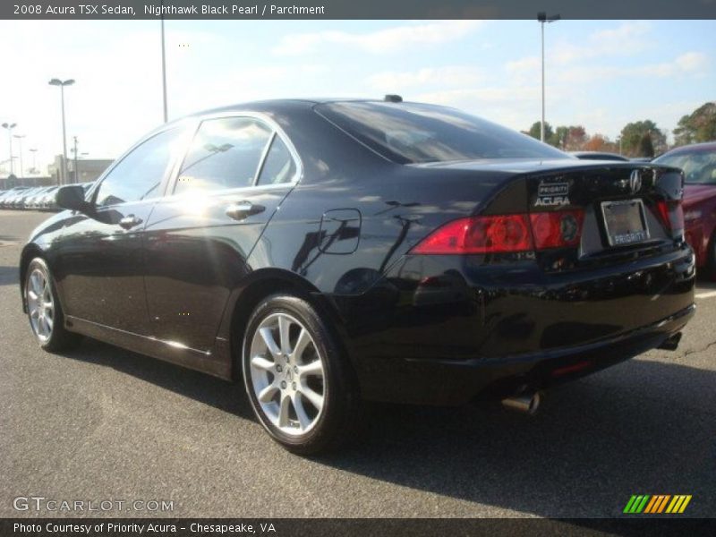 Nighthawk Black Pearl / Parchment 2008 Acura TSX Sedan