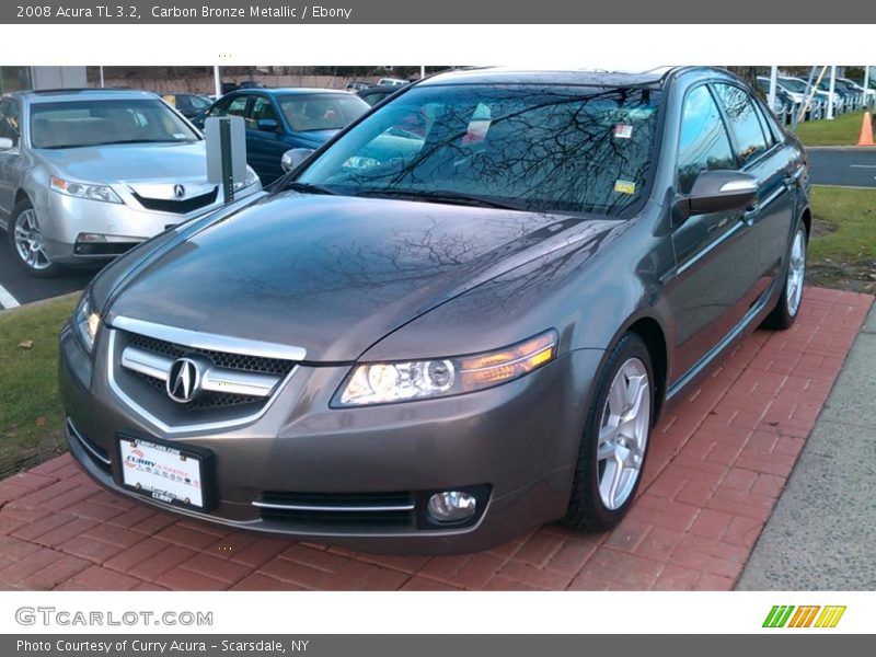 Carbon Bronze Metallic / Ebony 2008 Acura TL 3.2