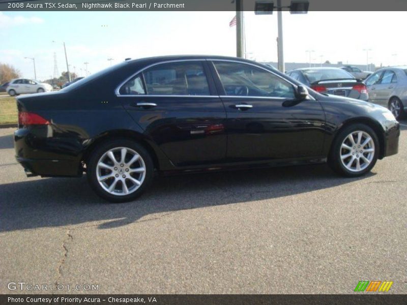 Nighthawk Black Pearl / Parchment 2008 Acura TSX Sedan