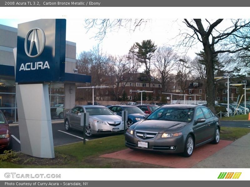 Carbon Bronze Metallic / Ebony 2008 Acura TL 3.2
