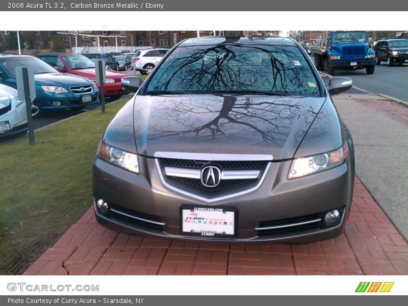 Carbon Bronze Metallic / Ebony 2008 Acura TL 3.2