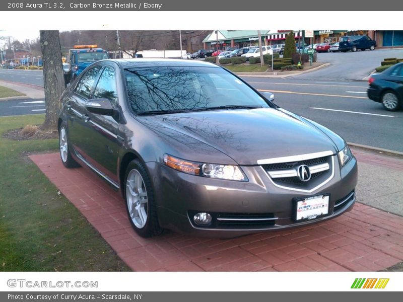 Carbon Bronze Metallic / Ebony 2008 Acura TL 3.2