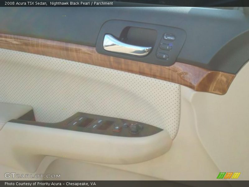 Nighthawk Black Pearl / Parchment 2008 Acura TSX Sedan