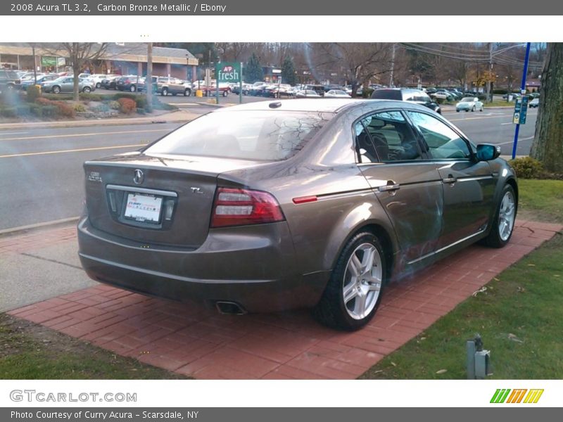 Carbon Bronze Metallic / Ebony 2008 Acura TL 3.2
