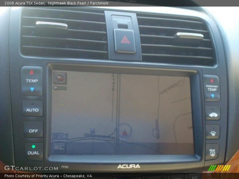 Nighthawk Black Pearl / Parchment 2008 Acura TSX Sedan