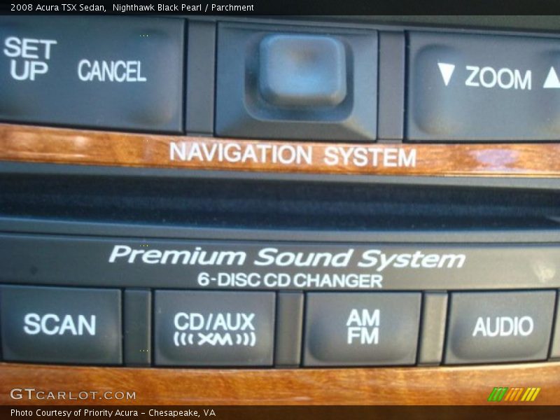 Nighthawk Black Pearl / Parchment 2008 Acura TSX Sedan