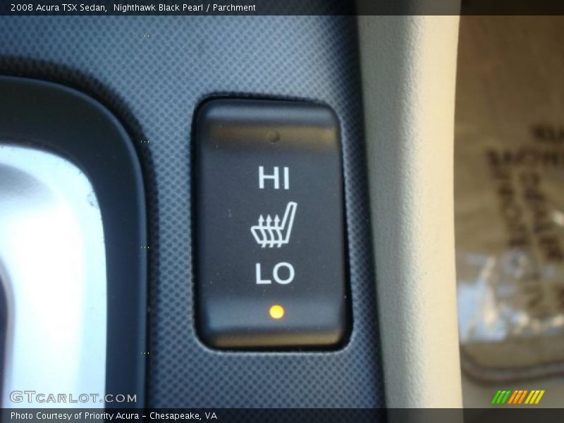 Nighthawk Black Pearl / Parchment 2008 Acura TSX Sedan