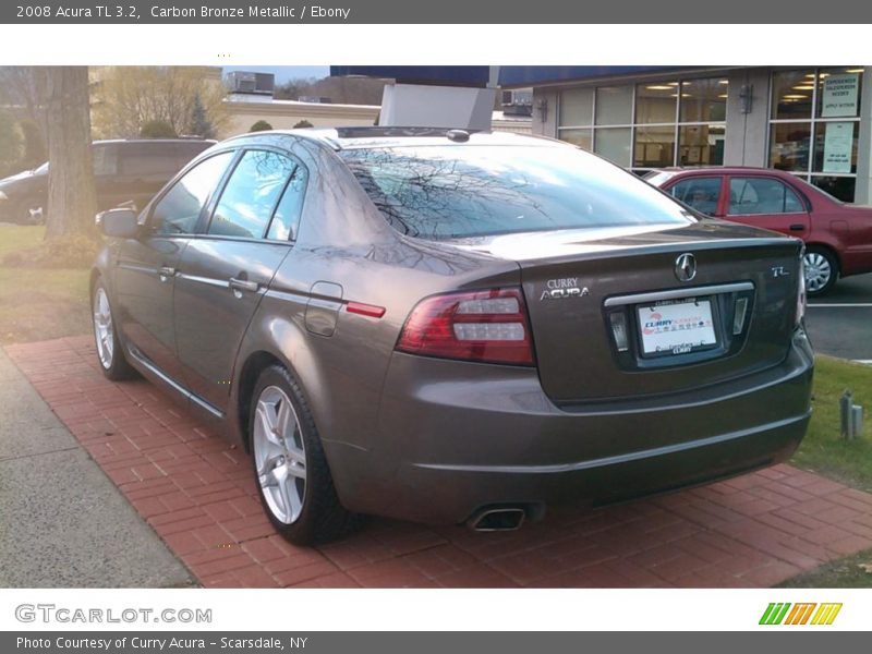Carbon Bronze Metallic / Ebony 2008 Acura TL 3.2