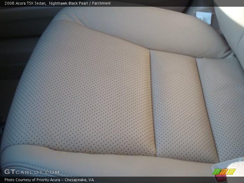 Nighthawk Black Pearl / Parchment 2008 Acura TSX Sedan