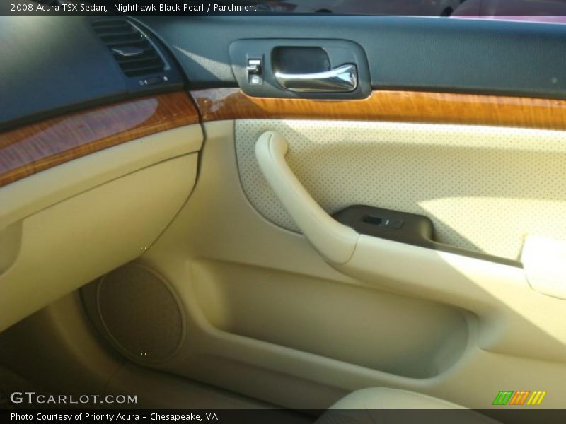 Nighthawk Black Pearl / Parchment 2008 Acura TSX Sedan