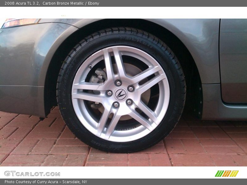 Carbon Bronze Metallic / Ebony 2008 Acura TL 3.2