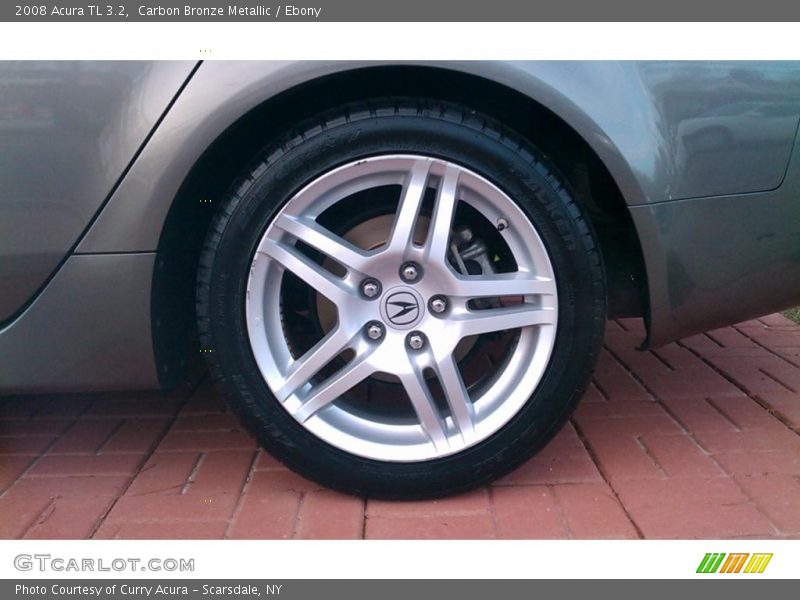 Carbon Bronze Metallic / Ebony 2008 Acura TL 3.2
