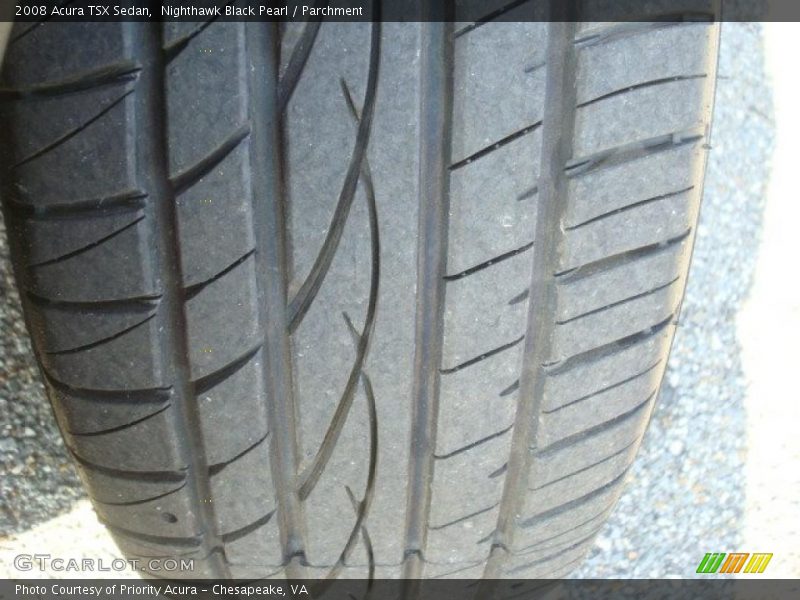 Nighthawk Black Pearl / Parchment 2008 Acura TSX Sedan