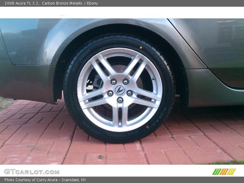 Carbon Bronze Metallic / Ebony 2008 Acura TL 3.2