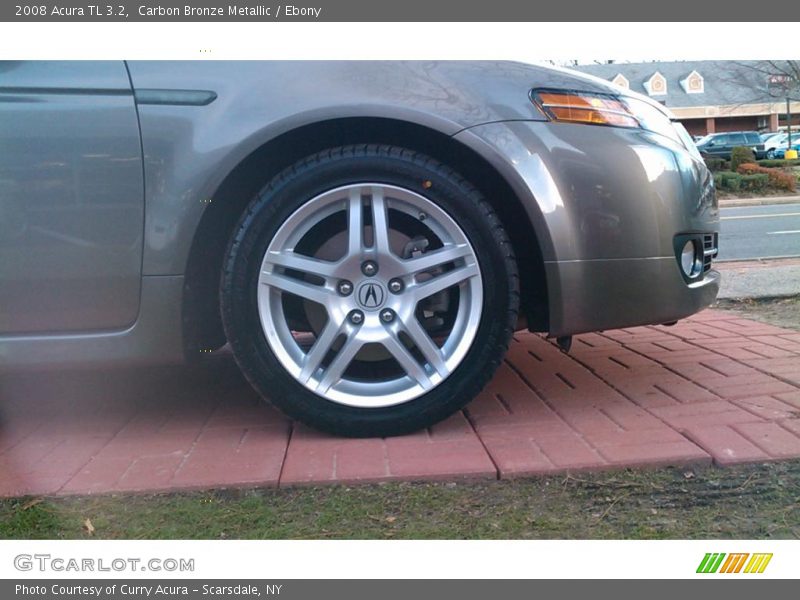 Carbon Bronze Metallic / Ebony 2008 Acura TL 3.2