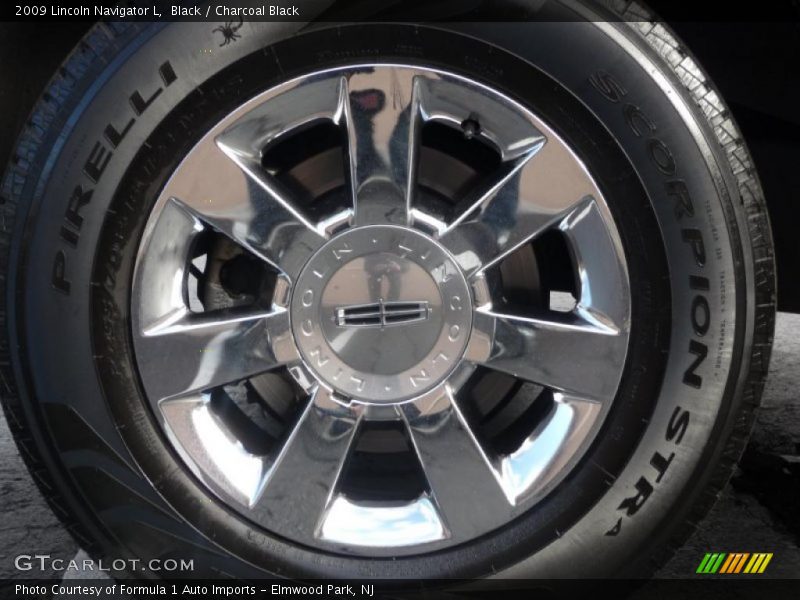 Black / Charcoal Black 2009 Lincoln Navigator L