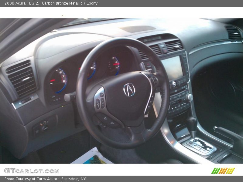 Carbon Bronze Metallic / Ebony 2008 Acura TL 3.2