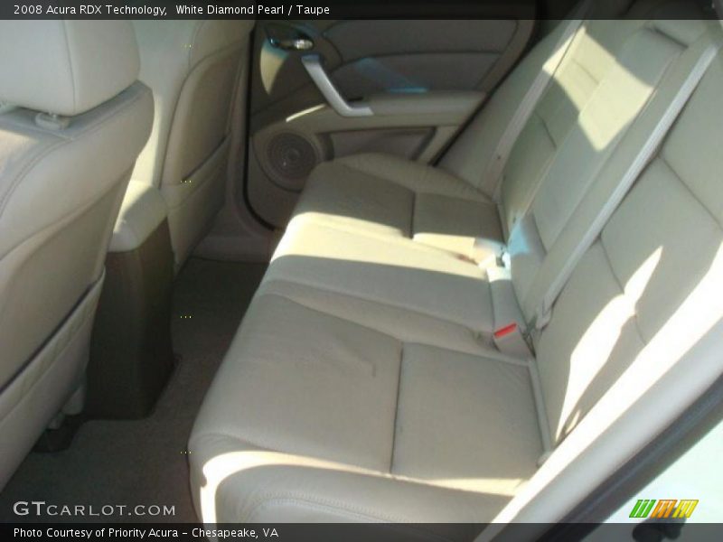 White Diamond Pearl / Taupe 2008 Acura RDX Technology