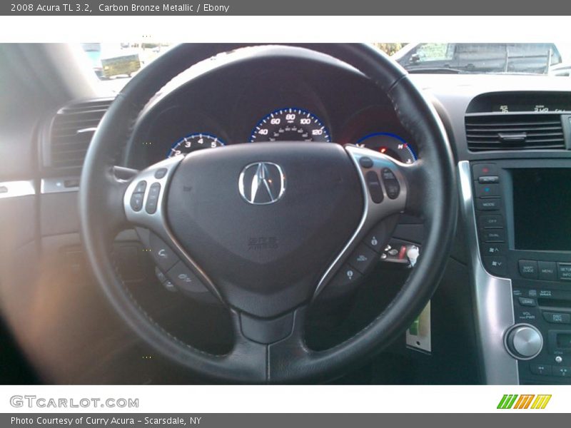 Carbon Bronze Metallic / Ebony 2008 Acura TL 3.2
